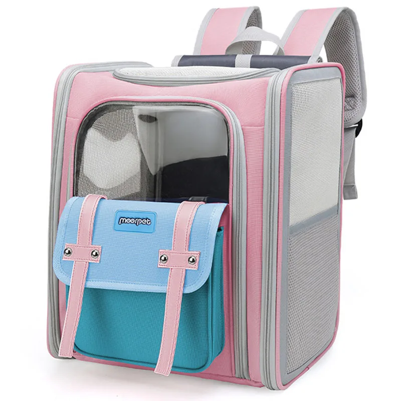 

Pet Carrier with Window for Cat and Dog, Transport Carrying Travel Bag, Astronaut Space Capsule