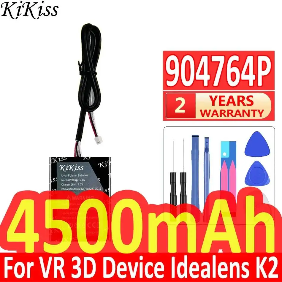 

Fit For VR 3D Device For Idealens K2 904764P 4500MAh Fast Charging VR Device Battery Reliable Power Supply