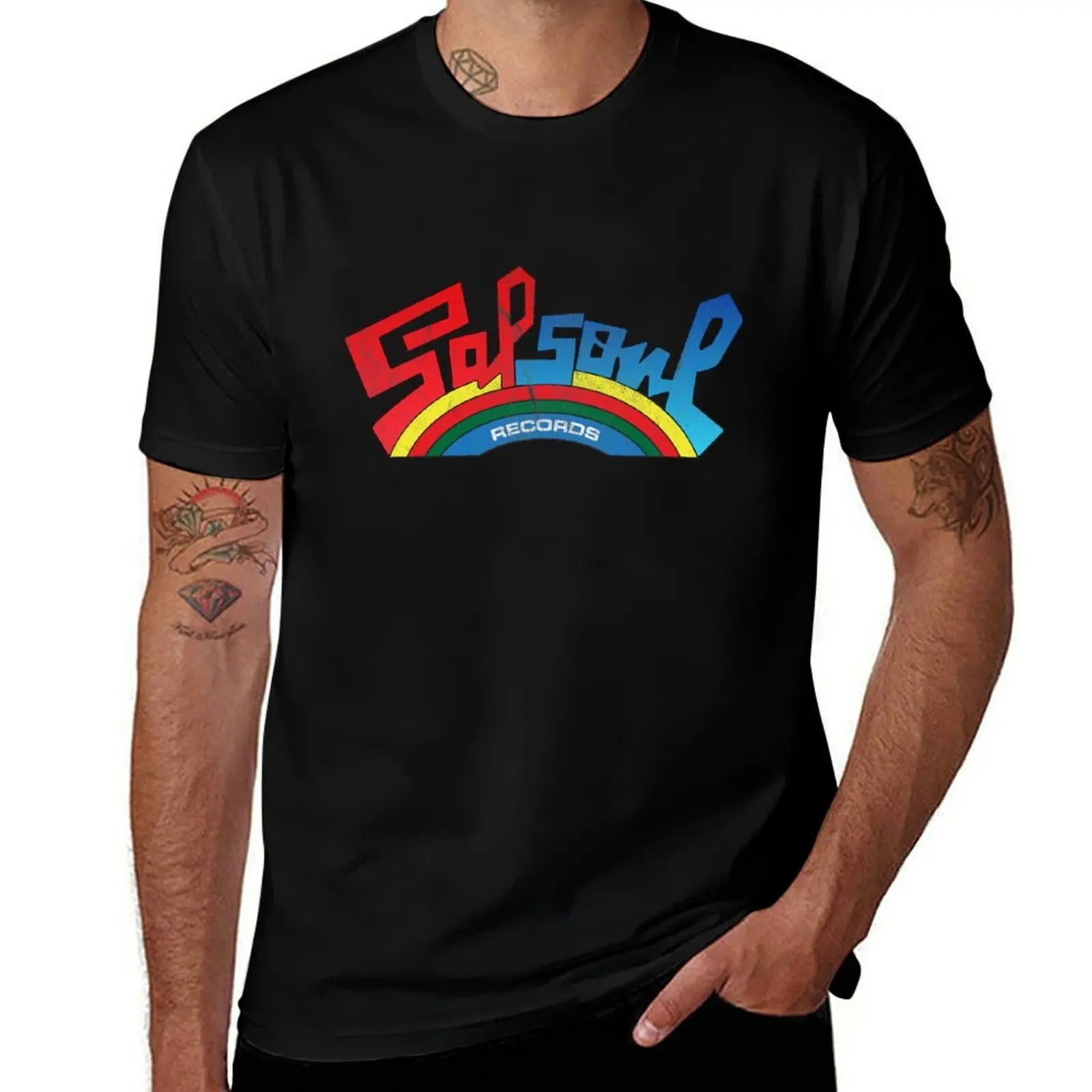 

Salsoul Records T-Shirt Plus Size Workout Short Sleeve Top