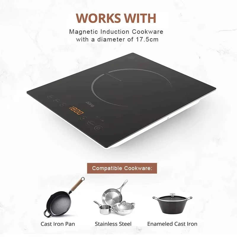 Kitchen Appliance US Standard 1800W 110V Single Electric Cooker with ETL Certificate for US Market