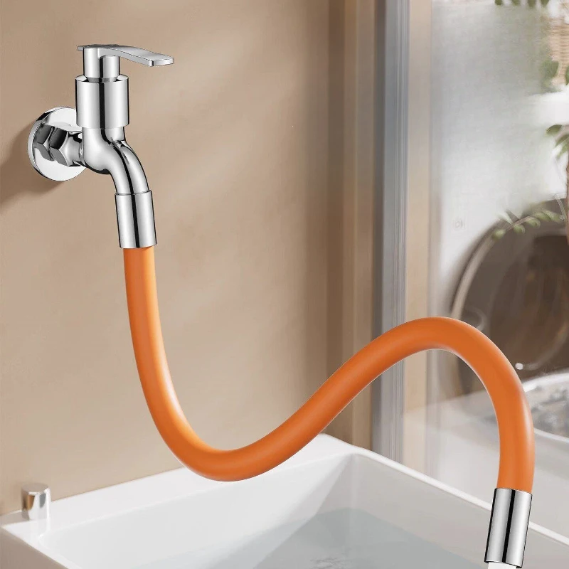 Faucet extension balcony mop pool extension pipe universal water pipe joint can be rotated and extended