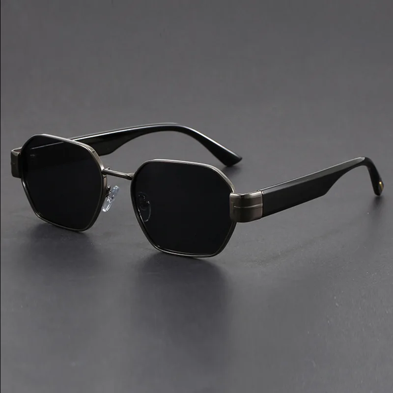 

2025 New INS Fashion Men's Elliptical Square Polarized Sunglasses Trendy Punk Hip Hop Driving Sunshade UV400