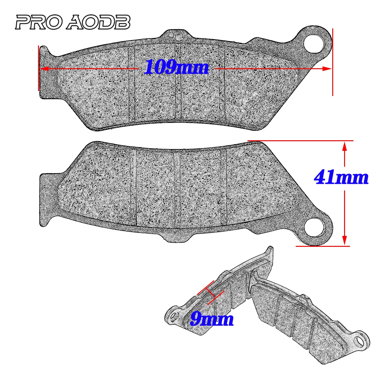 Motorcycle Front Rear Brake Pads for Honda CB500 NX650 Dominator 97-03 NX 500 Dominator FX 650 Vigor SLR 650 1997-2003