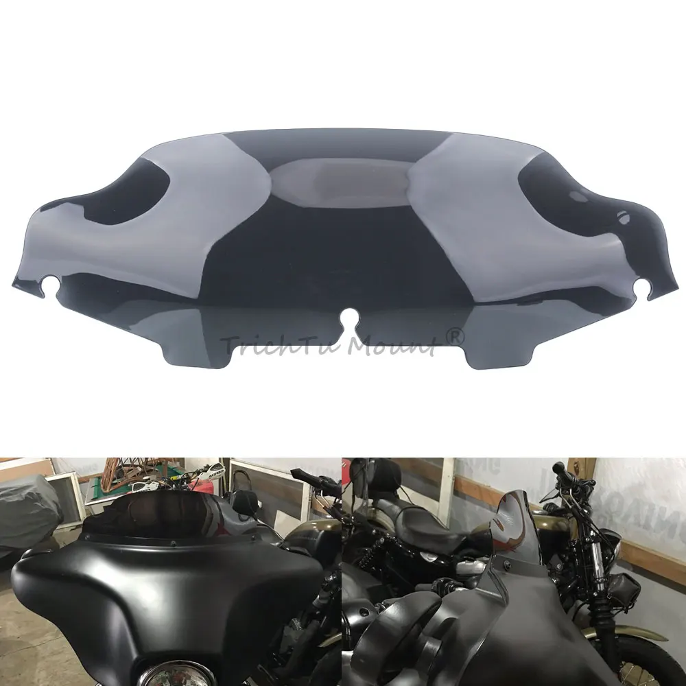 Windscreen Height 6" Fits For Harley Touring Electra Glide Street Glide Ultra Limited Trike 1996-2013 Abs Plastic Light Smoke