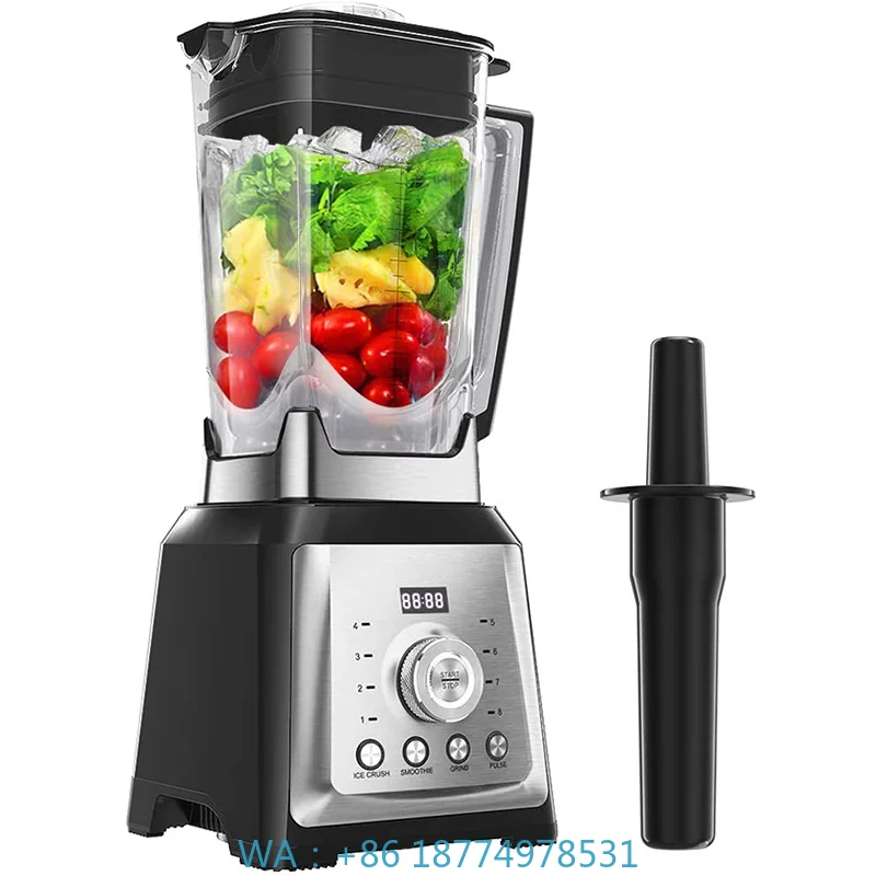 Portable Heavy Duty Full Automatic Beverage Mixing Station for Ice, Smoothie, Milkshake and Soybean Milk Preparation