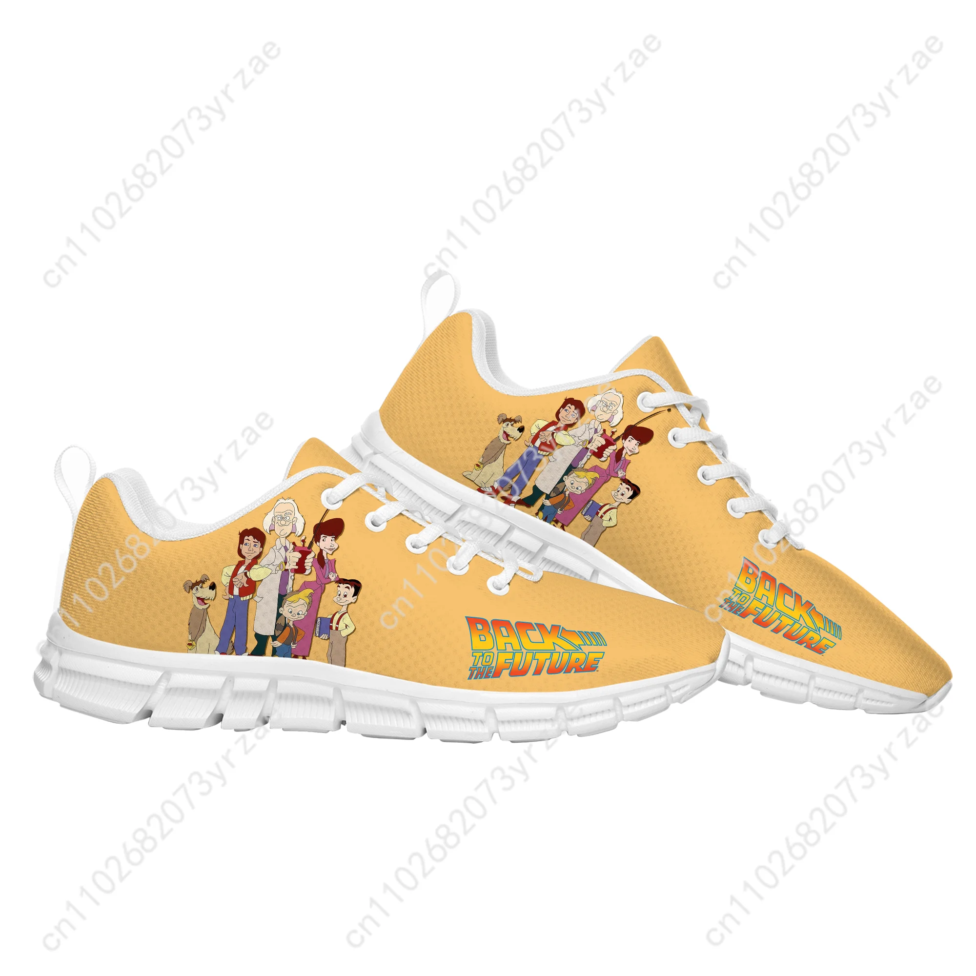 Back to the Future Sneakers Mens Womens Teenager Customized Sports Shoes High Quality Fashion Casual Pattern Print Custom Shoes