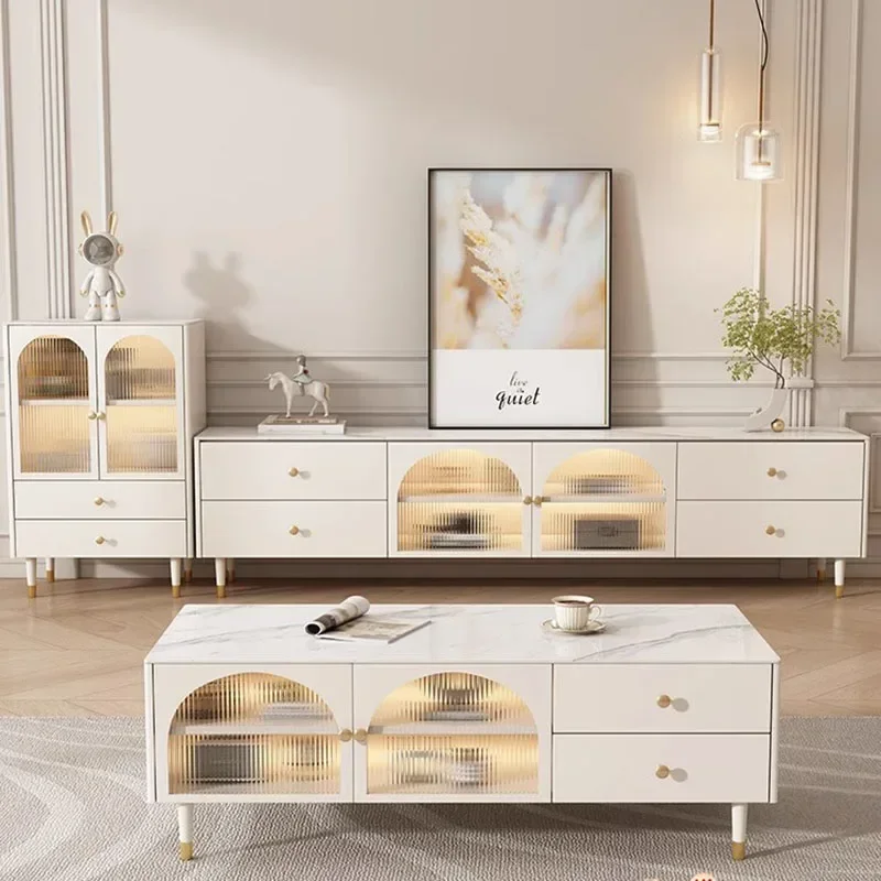 Floor Tv Stand Bedroom Fireplace Monitor Drawers Tv Unit Living Room Desk Luxury Bench Stojaki Telewizyjne Modern Furniture image 5