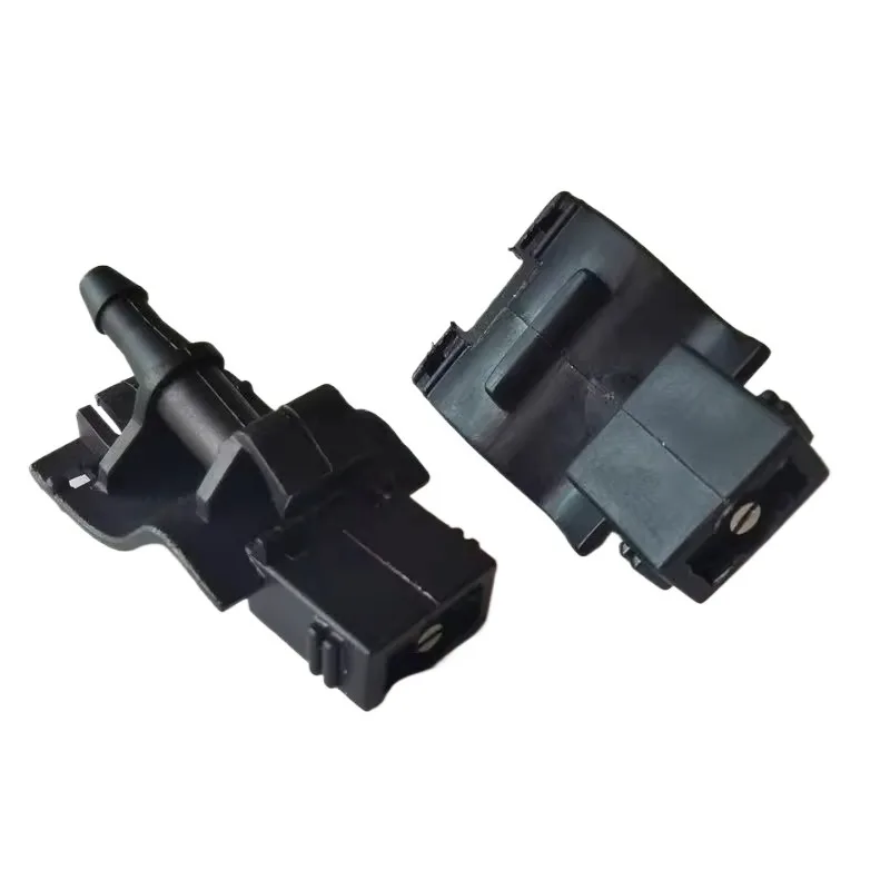 2pc New Front Windshield Wiper Fan Shape Spray Water Nozzle Mist Glass Washer Head Automobile Part for Toyota Vios RAV4 Alphard