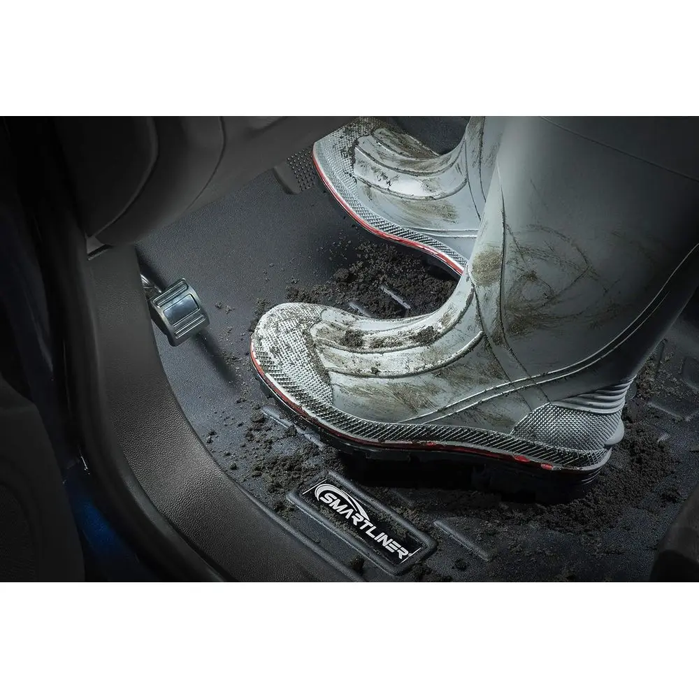 All Weather Custom Fit 2 Rows Floor Mat Liner Set Compatible with 2020-2025 Tesla Model Y