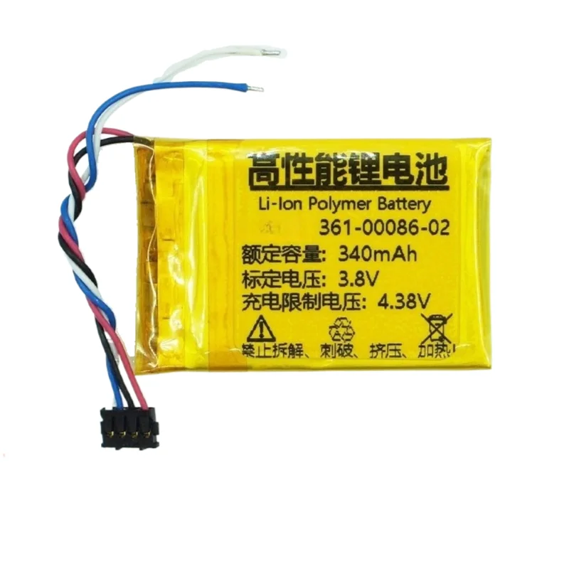 361-00086-02 Battery for Garmin EDGE 130 GPS Smart Watch High Quality Replacement Battery 3.8V 340mAh