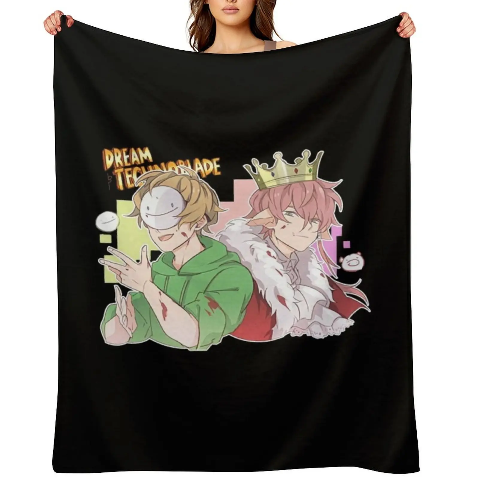 

Dream merch technoblade merch dreamwastaken Dream was Taken and technoblade Gifts For Fans, For Men and Women, Gif Throw Blanket