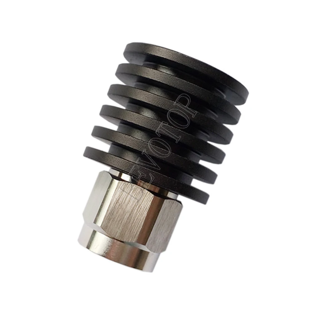 5W N Male Plug Connector DC-3GHz/6GHz 50ohm RF Coaxial Termination Dummy Load Nickel Plated RF Accessories