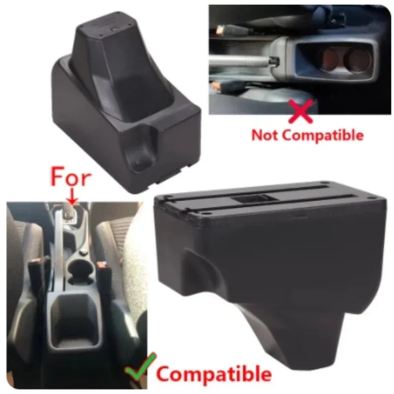 New luxury For Peugeot 2008 Armrest Box For Peugeot 208 2019-2024 Car Armrest Storage Box Retrofit Parts Car Accessories