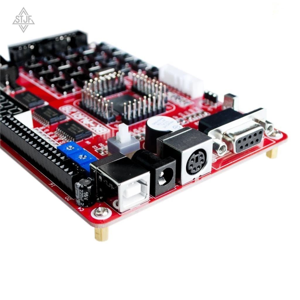SJTF التاج الأحمر عروض لوحة تطوير AVR ATMEGA128 لوحة تعليمية لوحة تجربة فائقة فعالة من حيث التكلفة