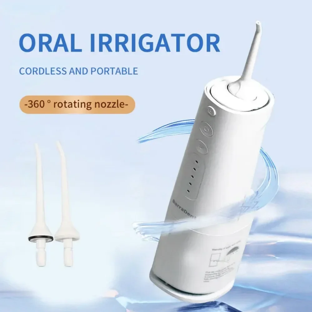 

Electric Water Dental Flosser Household Rechargeable Oral Irrigator for Teeth Tartar Cleaning Whitening with 360ML Water Tank