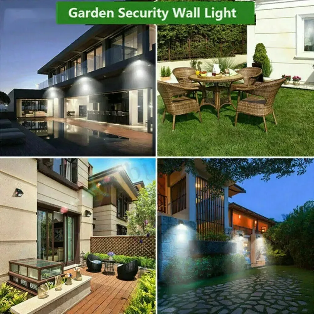 30 LED Solar Light Wireless Sensor Solar Wall Lamp Waterproof IP65 Outdoor Human Body Sensing Motion courtyard Garden Decoration