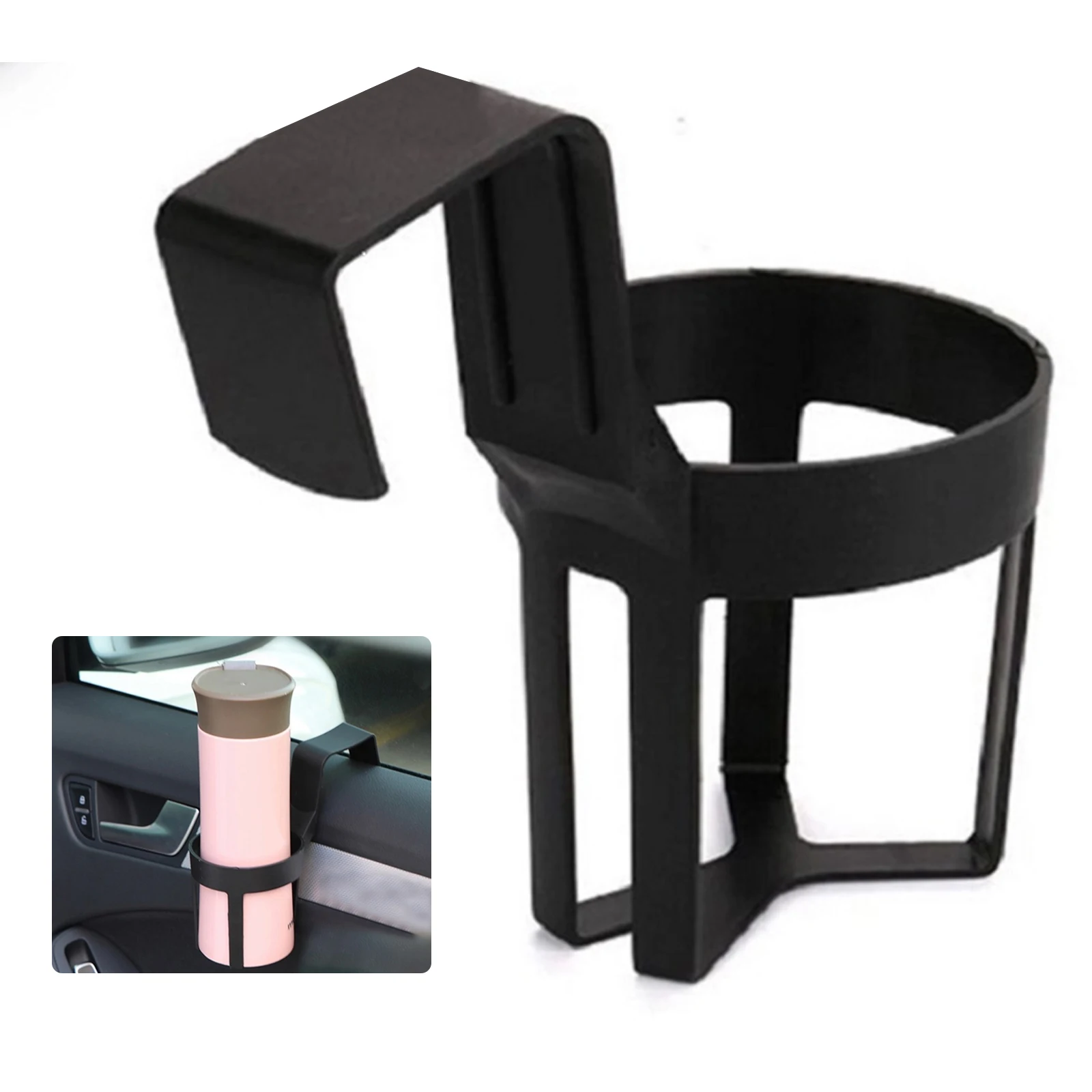 Car Water Cup Drink Holder Container Hanging Hook Cup Window Dash Mount Air Outlet Drink Cup Holder Car Accessories