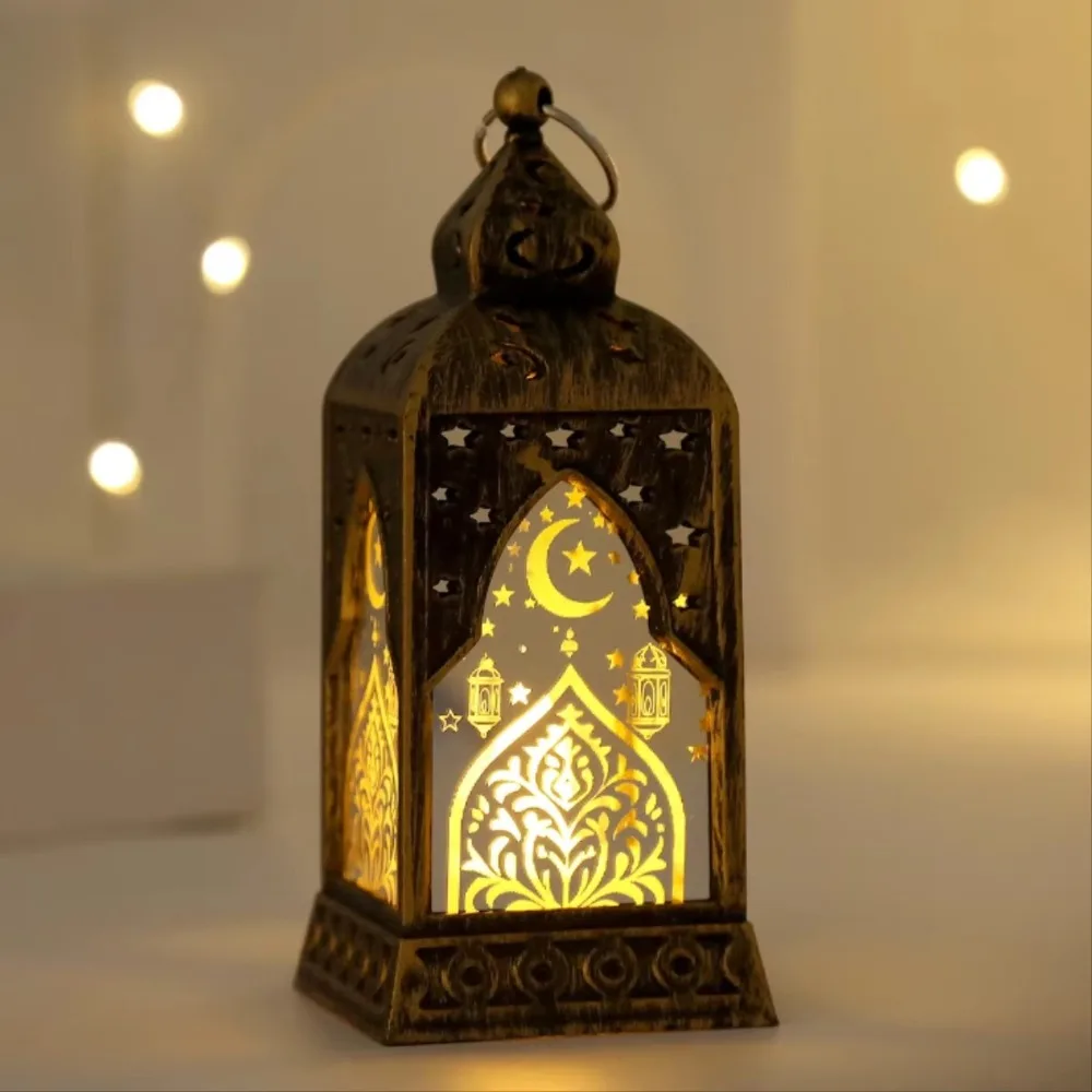 

LED Star Moon Eid Lamp Moon Lamp Ramadan Ramadan Decoration LED Candle Lamp Muslim Lantern Electronic Lamp Islam Party Decor
