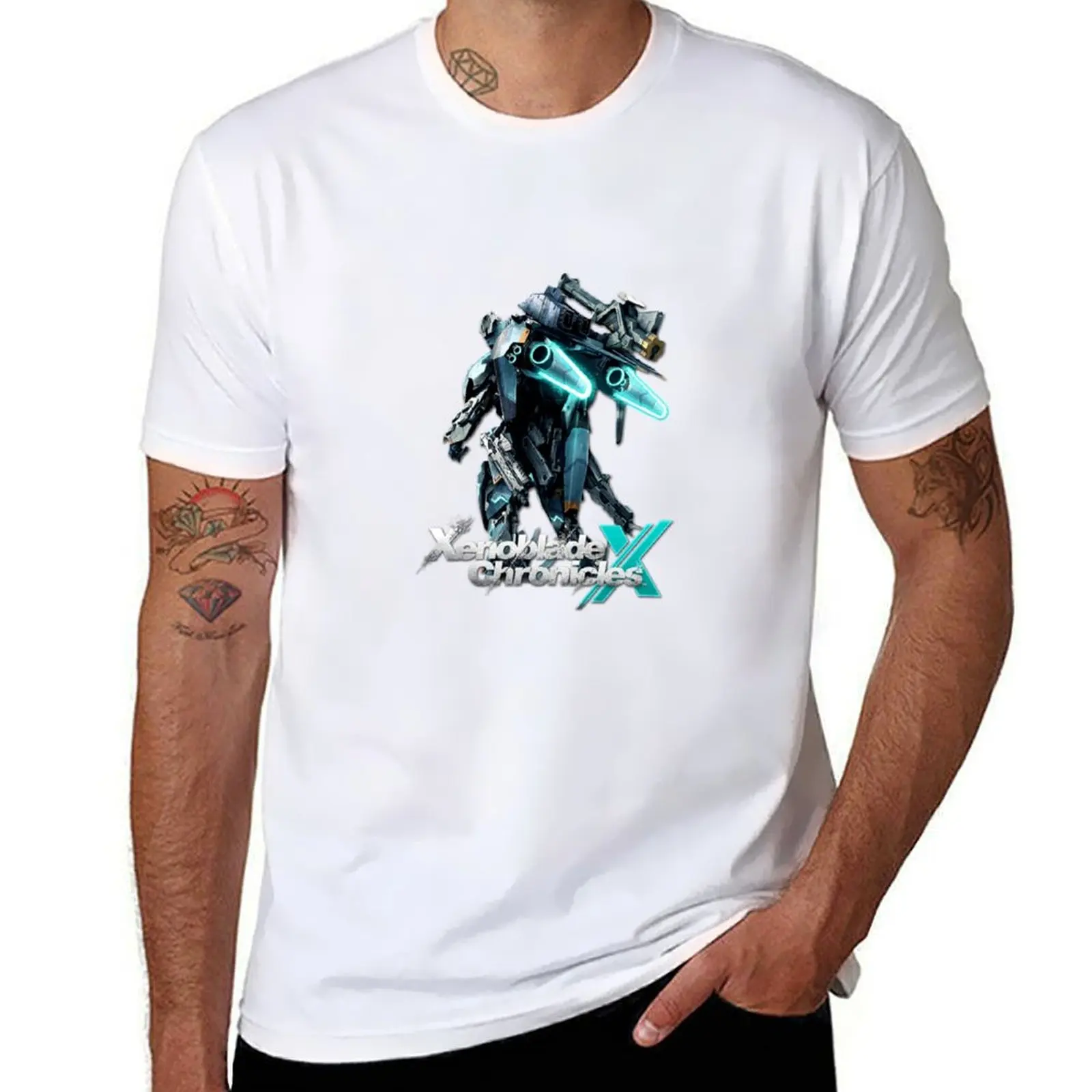

Xenoblade Chronicles X T-Shirt t shirt man cotton graphic t shirts for man t shirts for man pack white T-Shirt