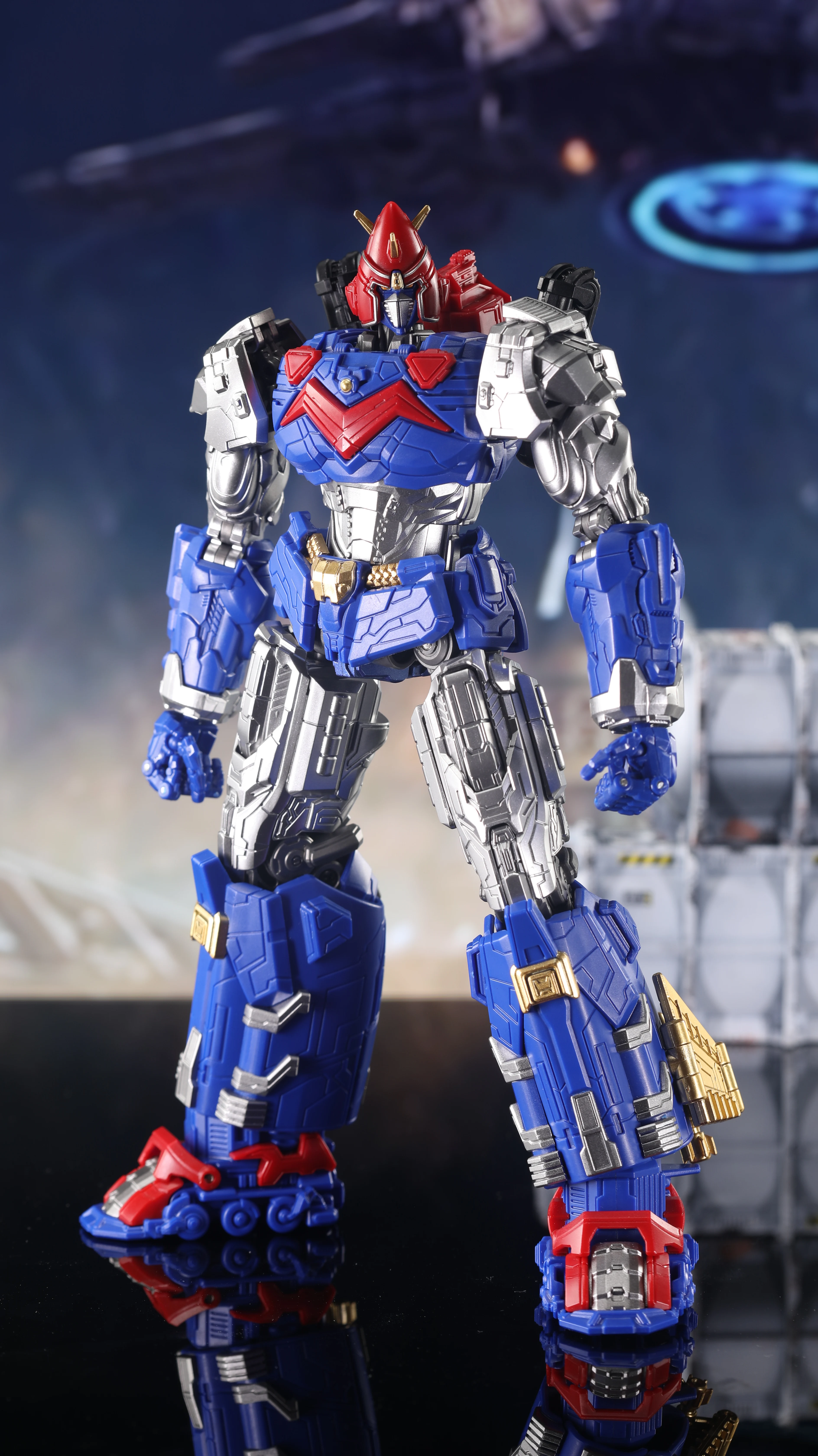 YOLOPARK AMK Serie Voltes V: Legacy Voltes V Mech Modellbausatz - Modellbausatz Actionfiguren Spielzeug – Detail 16