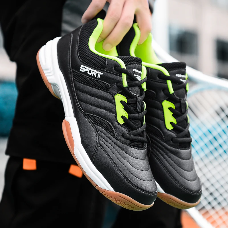 New men's women's badminton shoes lightweight lace-up shoes casual walking shoes table tennis shoes tennis shoes