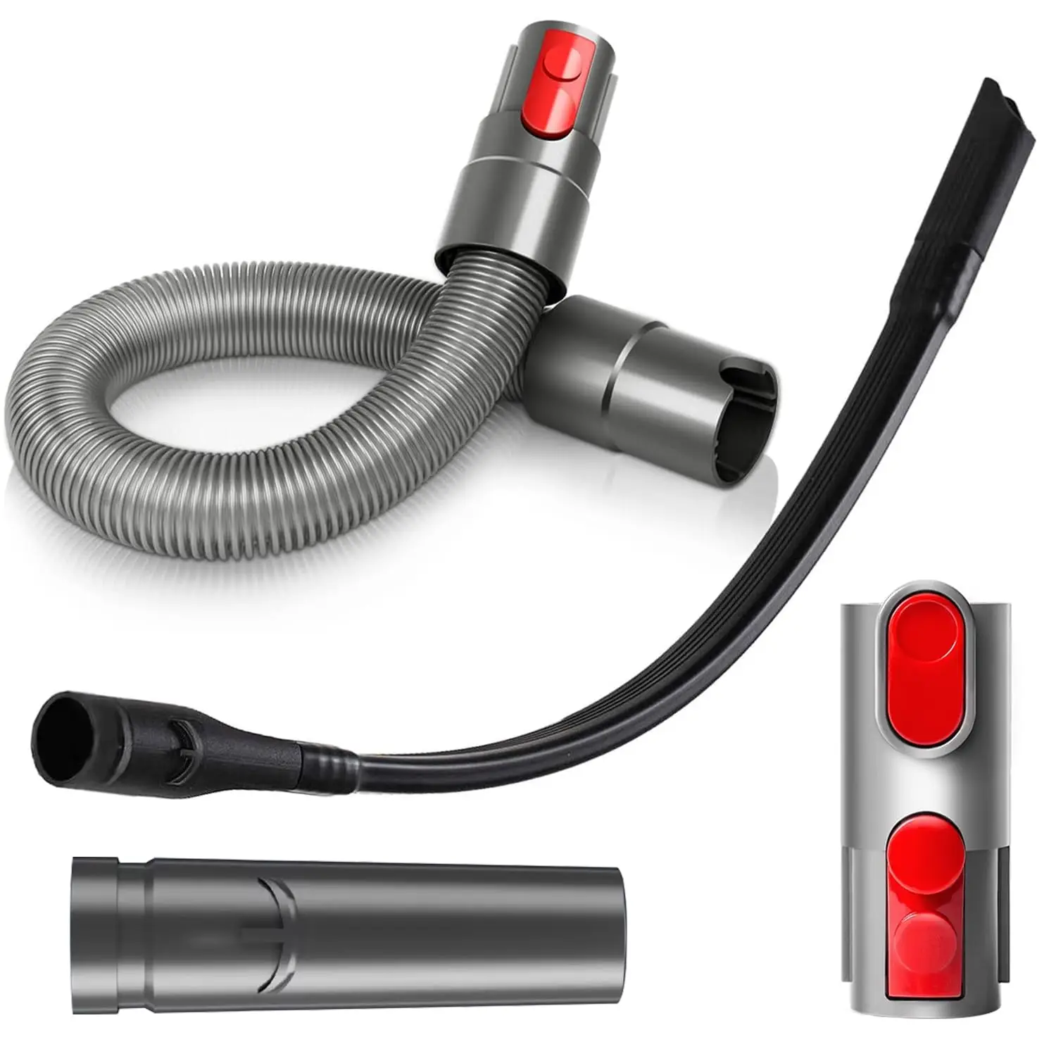 For Dyson V8 V10 V7 V11 V12 V15 Vacuum Cleaner Flexible Crevice Tool Adapter Hose Kit  for As a Connection and Extension parts