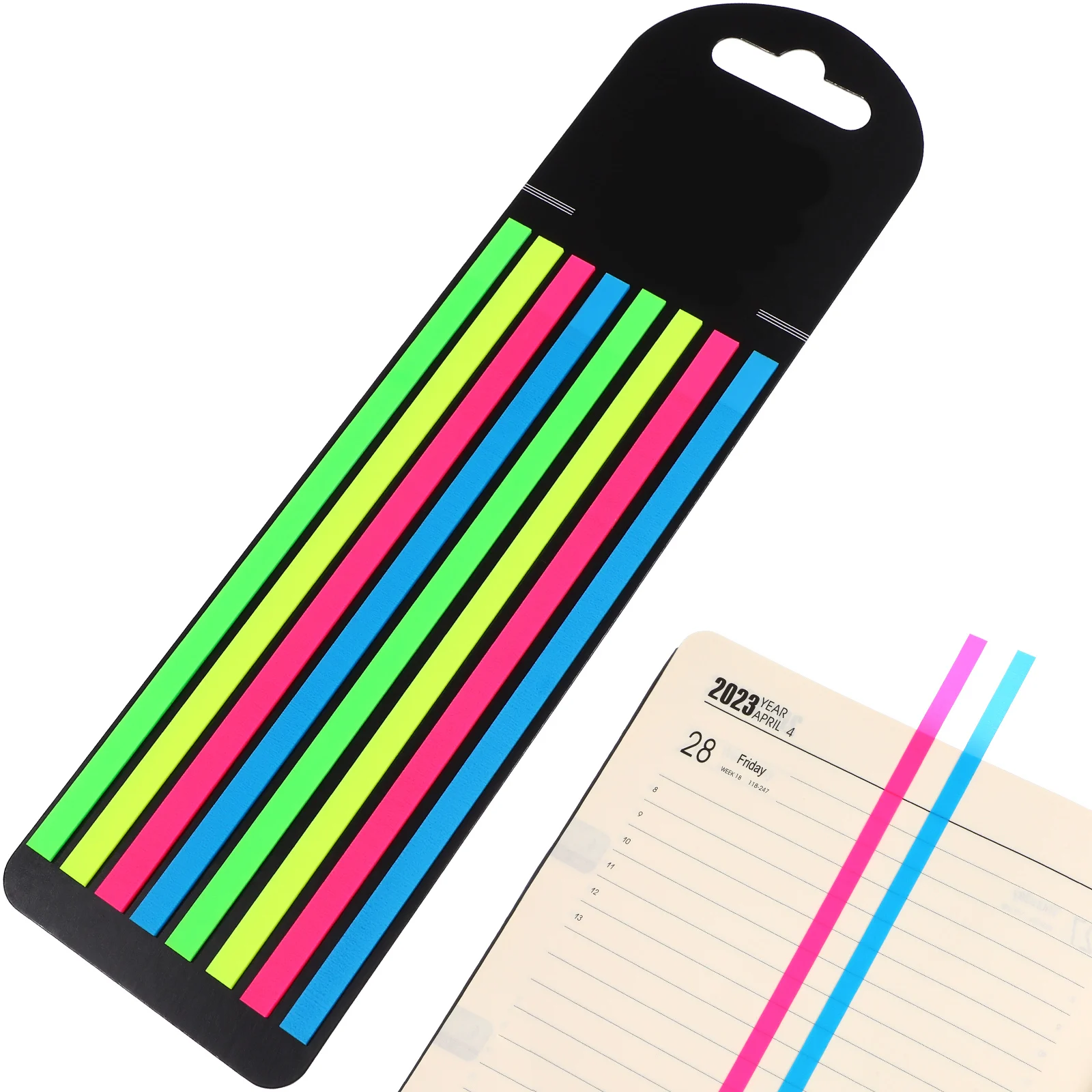 3 Boxes Sticker Tape Highlight Strips Highlighter for Books Very Fine Page Markers Removable The Pet Sticky