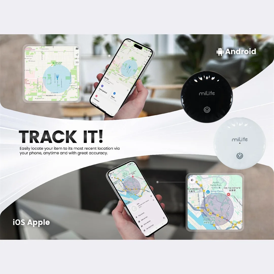 MiLife Duo Item Finder لكل من iOS وAndroid Global Tracking Key Finder Pet Locator Find My APP #5