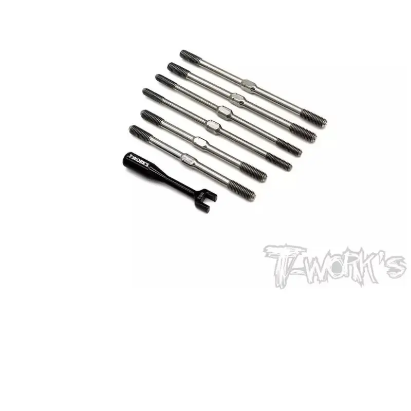 

Original T works TB-230 64 Titanium Turnbuckle Set ( For HB Racing E8T ) Professional Rc part