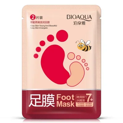 BIOAQUA 2pcs/bag Exfoliating Foot Peeling Mask Body Born Feet Mask Dead Skin Remover Smooth Energetic Socks Pedicure Foot Care