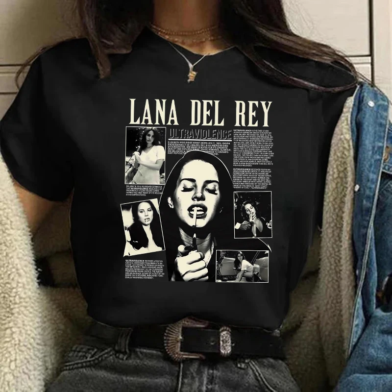 Neu in Lana Del Rey Ldr Segeln Grafiken T Shirt Harajuku Frauen Vintage Kurzhülse T-Shirt Streetwear Weibliche T-shirt