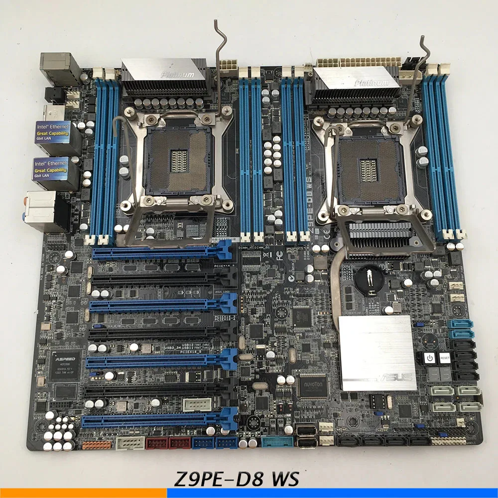 

Серверная материнская плата для Asus Z9PE-D8 WS 14 * SATA 7 * PCI-Ee E5-2696 2680 V2, полностью протестирована, хорошее качество, хит продаж