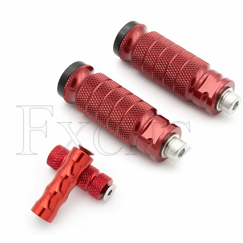 

Footrest Universal Motorcycle Pegs Footrests Motorbike Footrest Foot Steps Motorcycle For honda forza 125 hornet 250 cbr125