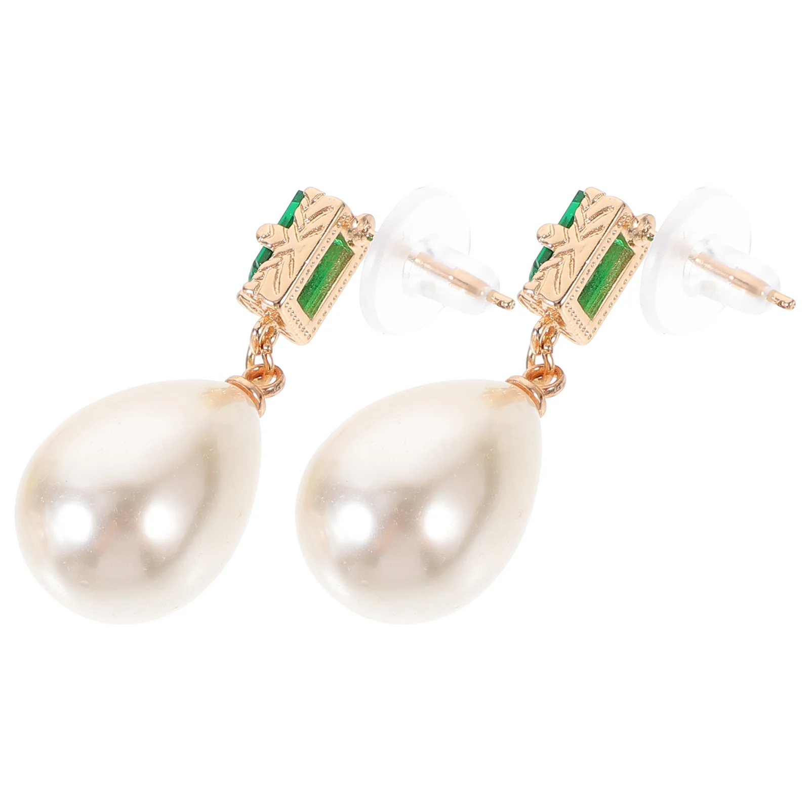 

Pearl Zircon Earrings Dangle Drop Stud Teen Girls Women Trendy Pearl Earring Jewelry Fashionable Ear Accessories Prom Party