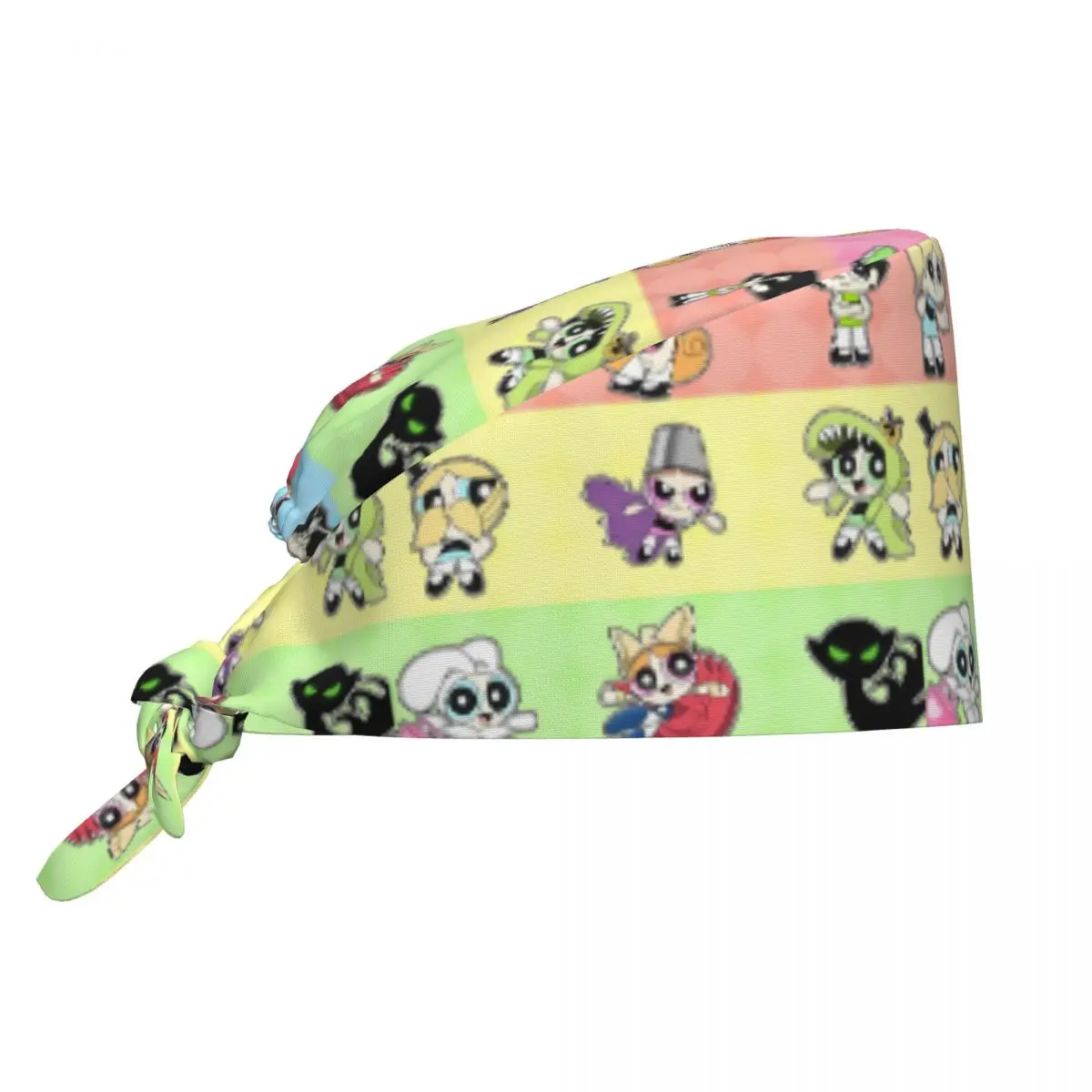 

Custom Comic Girl Hot Cute Work Cap Surgical Scrub Caps Unisex Nurse Medical Cap Movies Work Scrubs Hat for Medical Surgical