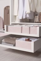 4 Pieces Drawer Organizer Set Large capacity clothes storage bag organizer sturdy zipper closet multifunctional organizer