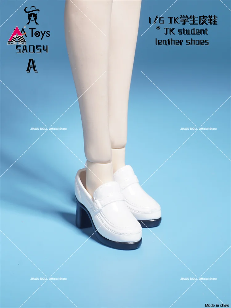 SA Toys SA054 1/6 Fashionable Student Leather Shoes Basic Versatile Shoes Model Fit 12'' Female Soldier Action Figure