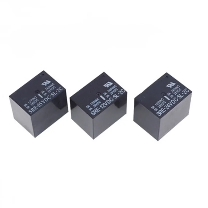 5pcs Power Relay SRE-05VDC-SL-2C SRE-12VDC-SL-2C SRE-24VDC-SL-2C 5V 12V 24V 3A 240V 8PIN