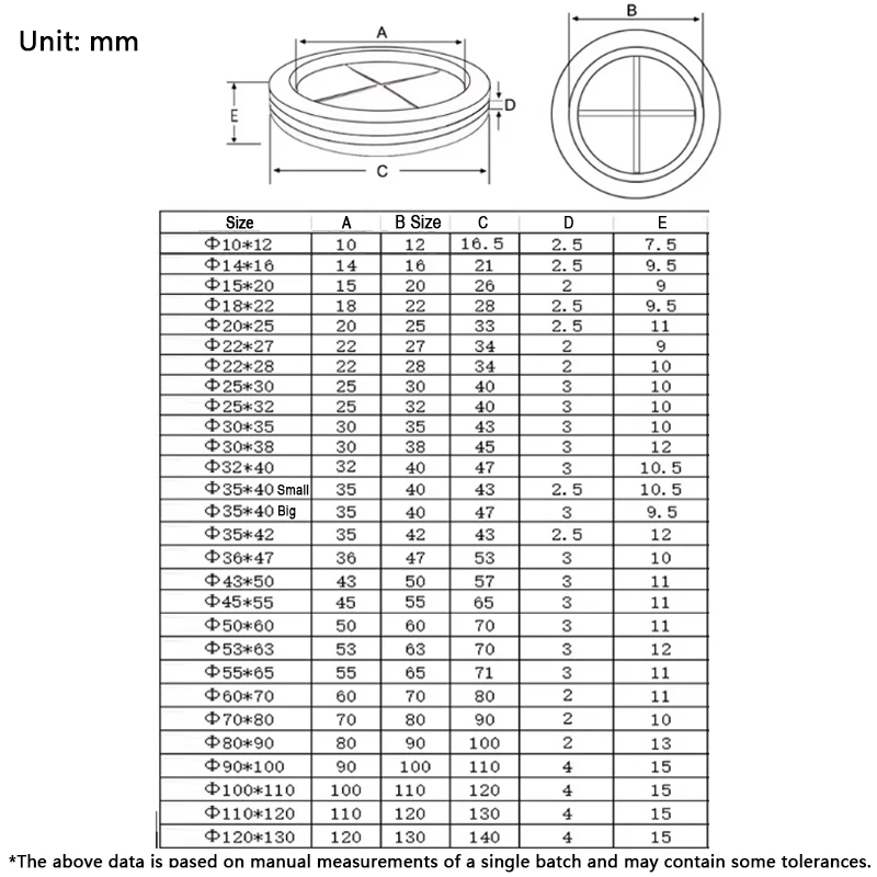 Black/White Rubber Circlip Grommet Gasket 12mm-110mm Electric Box Inlet Outlet Seal Dust Plug Cable Holder Protector for Wire Ma