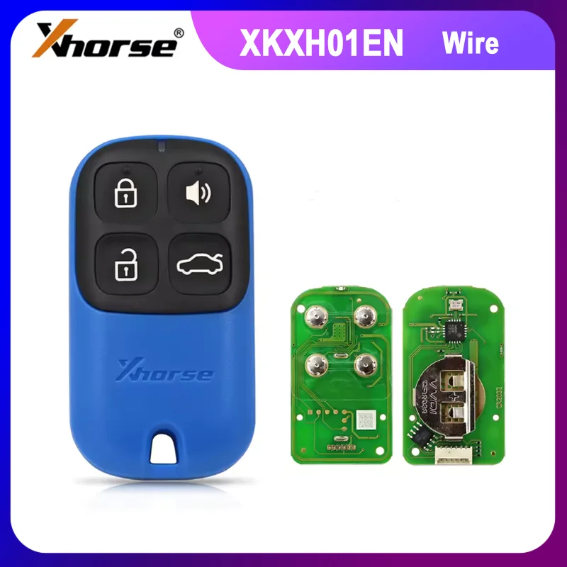1/2/5 قطعة Xhorse VVDI2 XKXH01EN العالمي السلكية مفتاح السيارة عن بعد 4 أزرار لأداة مفتاح VVDI النسخة الإنجليزية #1