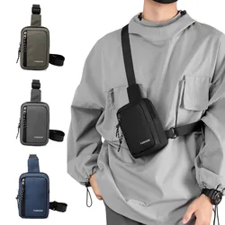 Oxford-Mini sac à bandoulière décontracté pour homme, sac de poitrine alertes onale, sac à dos Messenger, sac de taille pour téléphone, initié