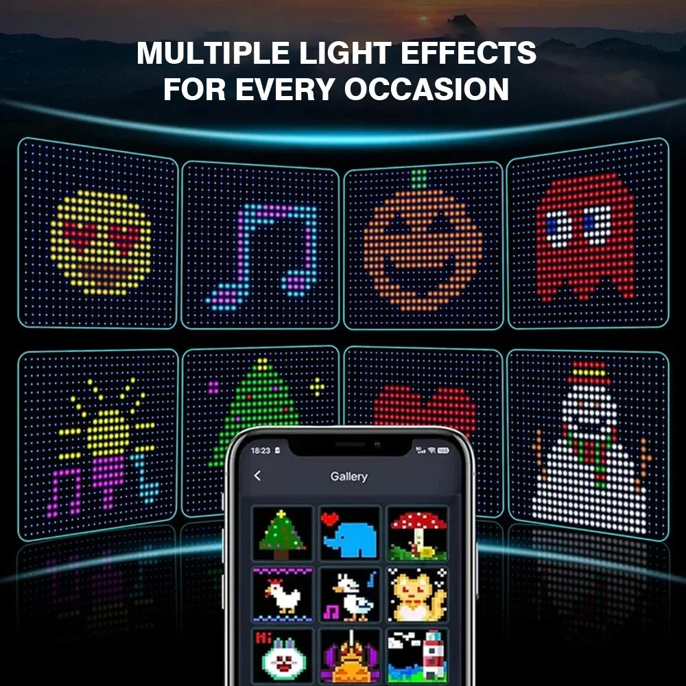 400 LED 스마트 커튼 조명 RGB 페어리 라이트 스트링 블루투스 앱 제어 DIY 음악 변경 휴일 방 창문 장식