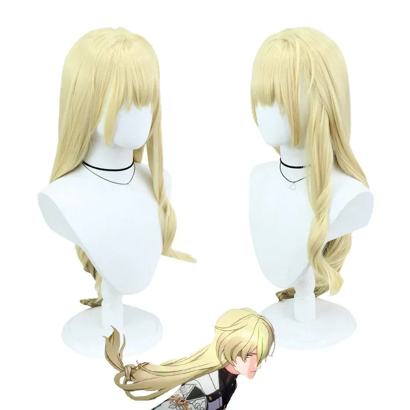 Juego Luocha Honkai: disfraz de Star Rail, disfraz de Xianzhou Luofu Luo Cha, capa blanca, uniforme, peluca, zapato, traje de Carnaval para hombre de 5 pies