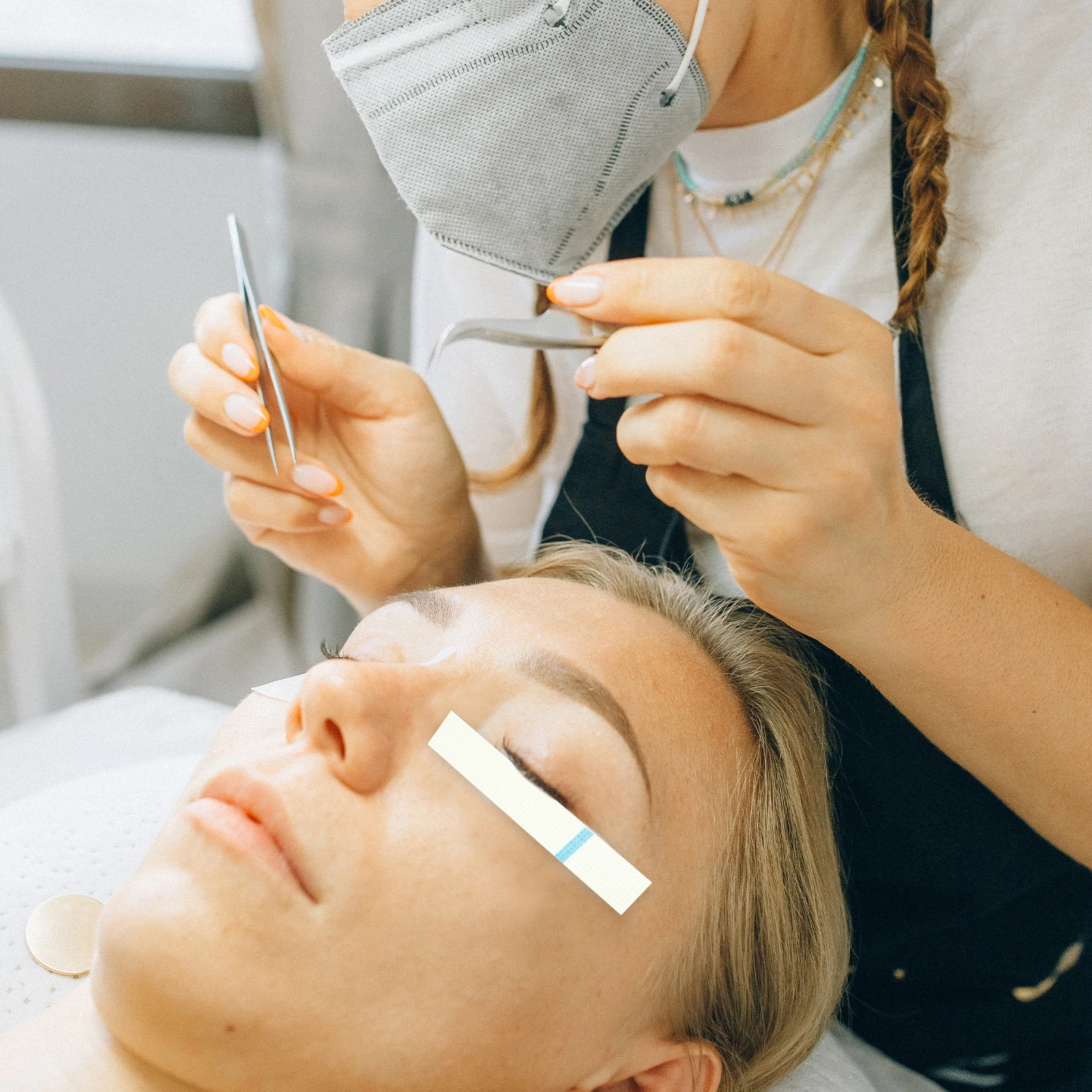 4 لفات من شريط الرموش لملحقات الرموش، شرائط رفع الجفن مريحة للتنفس، أدوات تطعيم مستلزمات التجميل #1