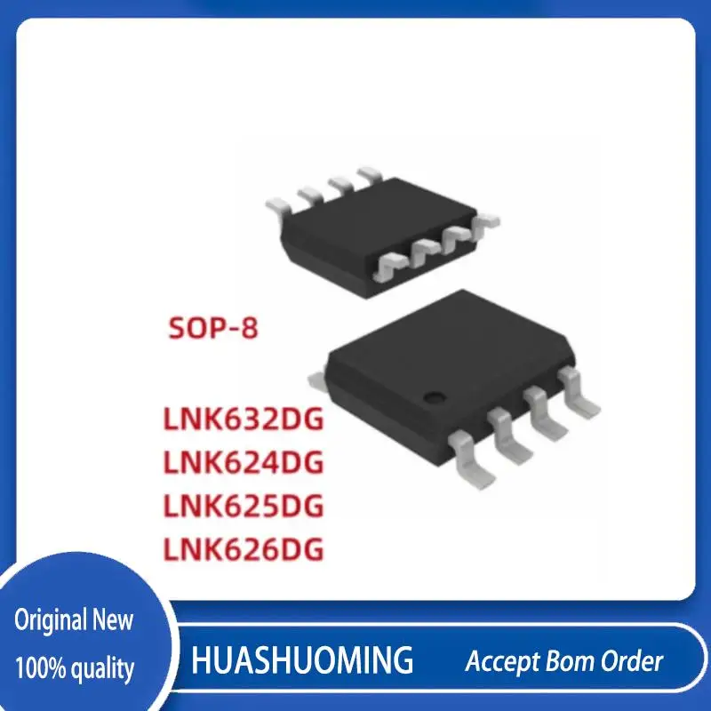 50Pcs/Lot  LNK632DG LNK632   LNK624DG   LNK624  LNK625DG LNK625   LNK626DG     LNK626      SOP8