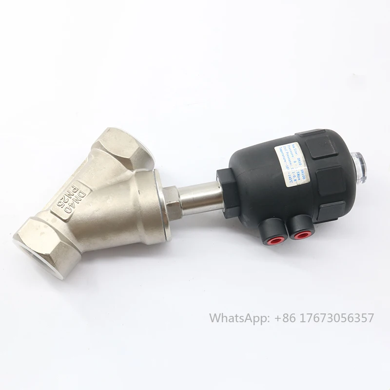 Valve Manufacturer DN25 DN50 Angle Seat Valve Compressor Spare Parts For Screw Air Compressor