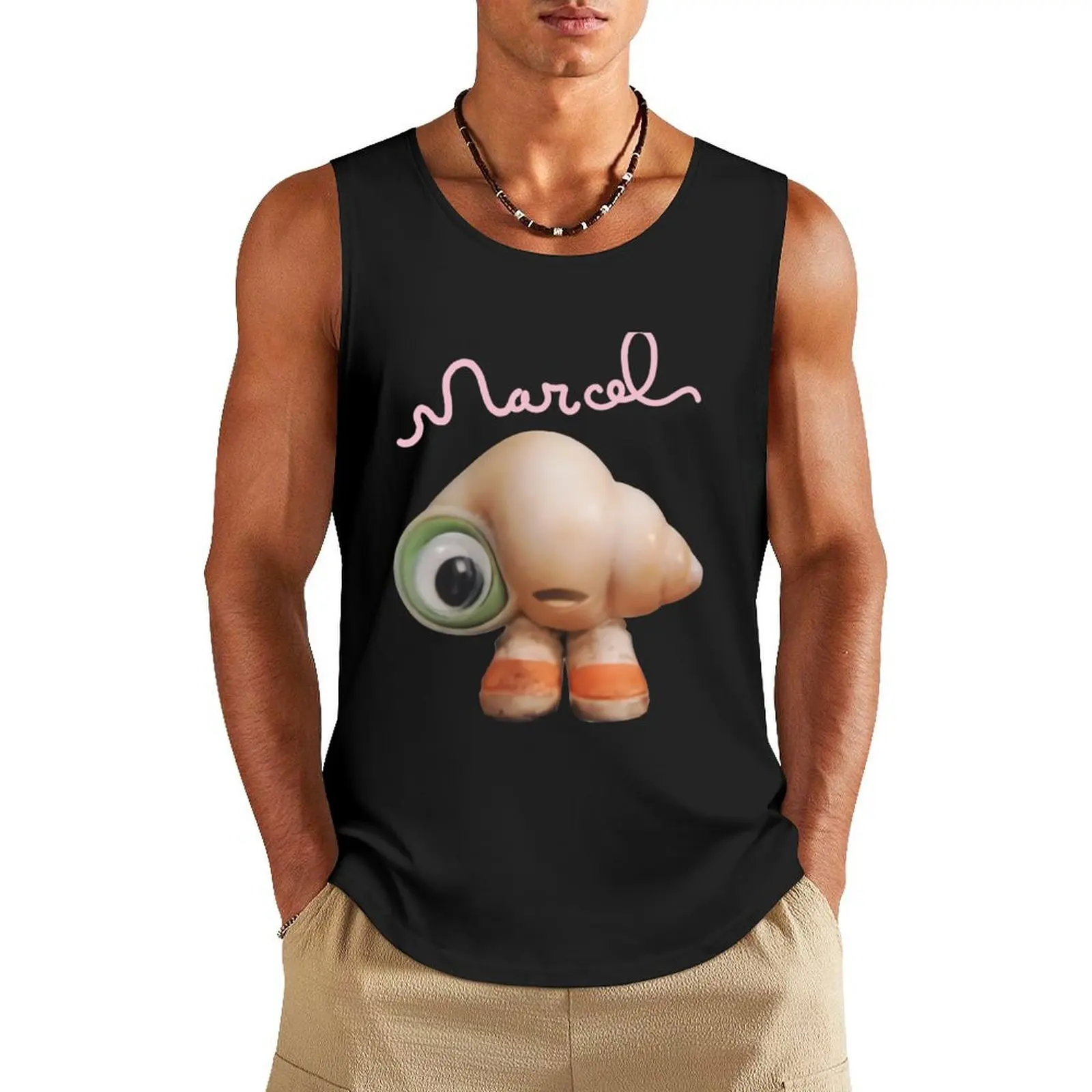 

Marcel the Shell with Shoes On Live Action Tank Top T-shirt man summer clothes man 2025 Gym man