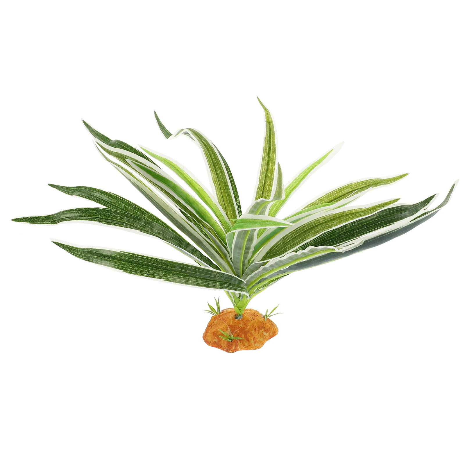 

Fake Green Plant Reptile Decoration Terrarium Accessory Plastic Safe Habitat For Reptile Habitats Lizard Tank