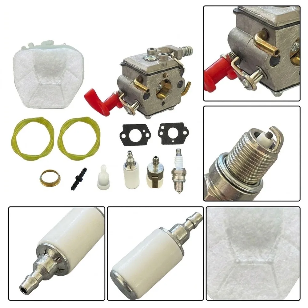 Carburetor Kit for Echo CS2511T CS2511TS CS2511TN For 251TS Chainsaw Wt-1208 Model Includes Fuel Line and Spark Gaskets