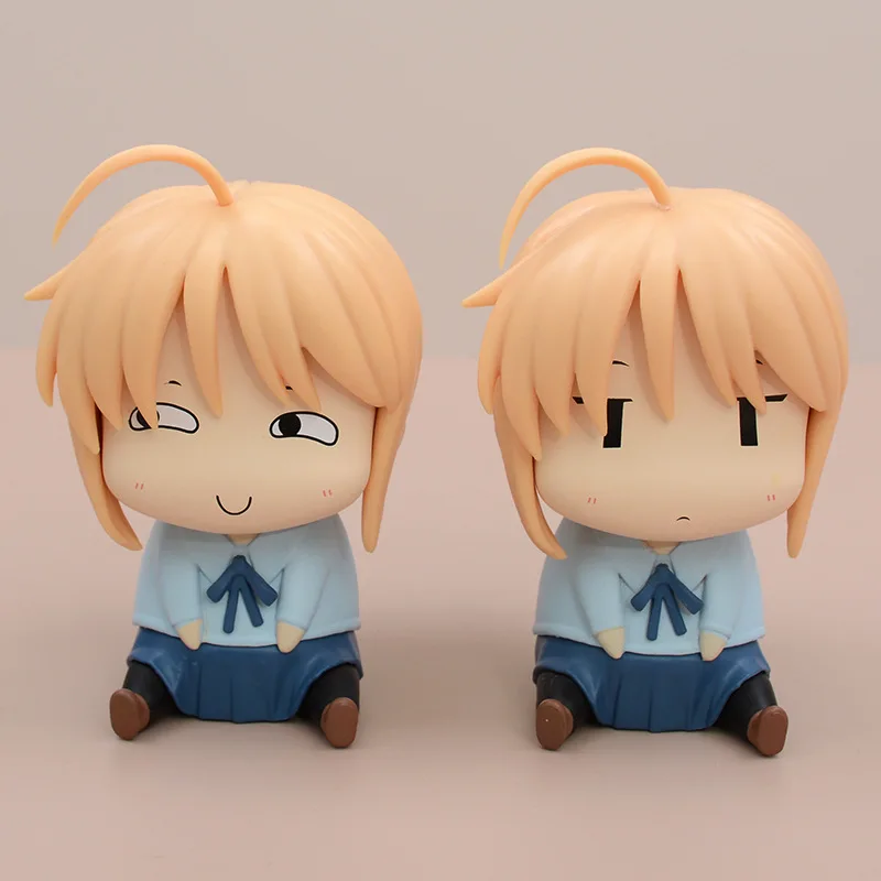 

Anime Cute Altria Pendragon Figures Order Saber Alter Figurine Fate Stay Night Action Figures Sitting PVC Collectible Dolls Toys